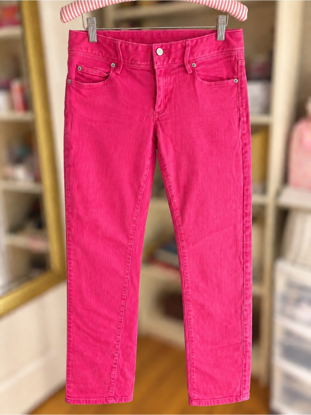 Lilly Pulitzer Pink Slim Jeans - Picture 2 of 7